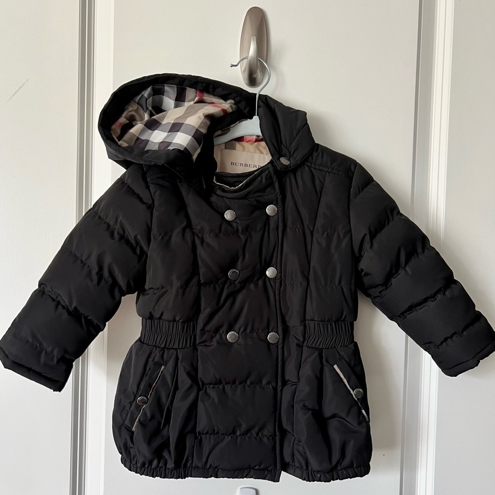 Burberry Down-filled Check Jacket
